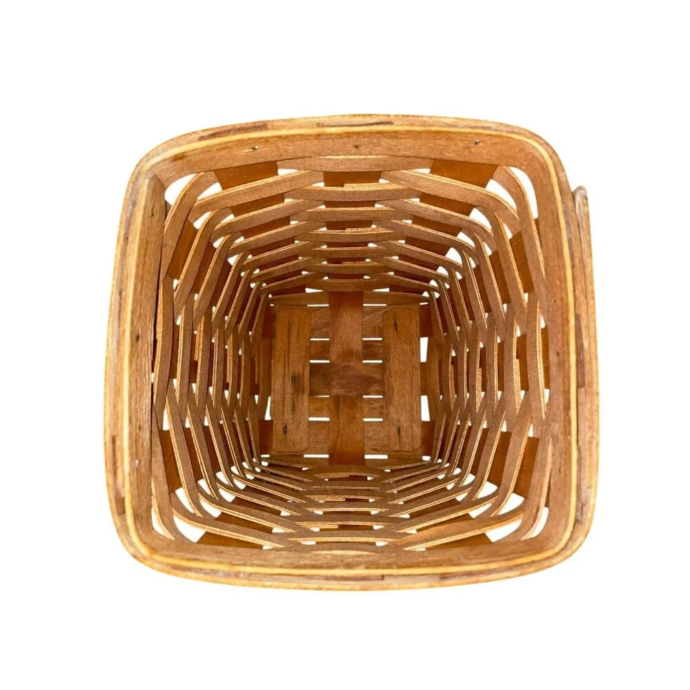 Vintage 1993 Longaberger Basket Used Plastic Protector